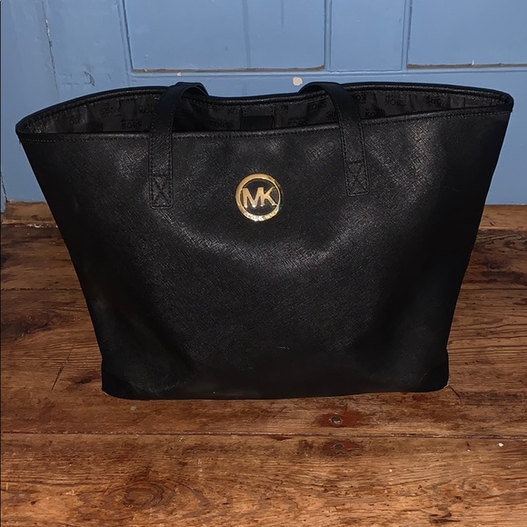 Michael Kors Oversized Large Black Tote - Picture 1 of 16
